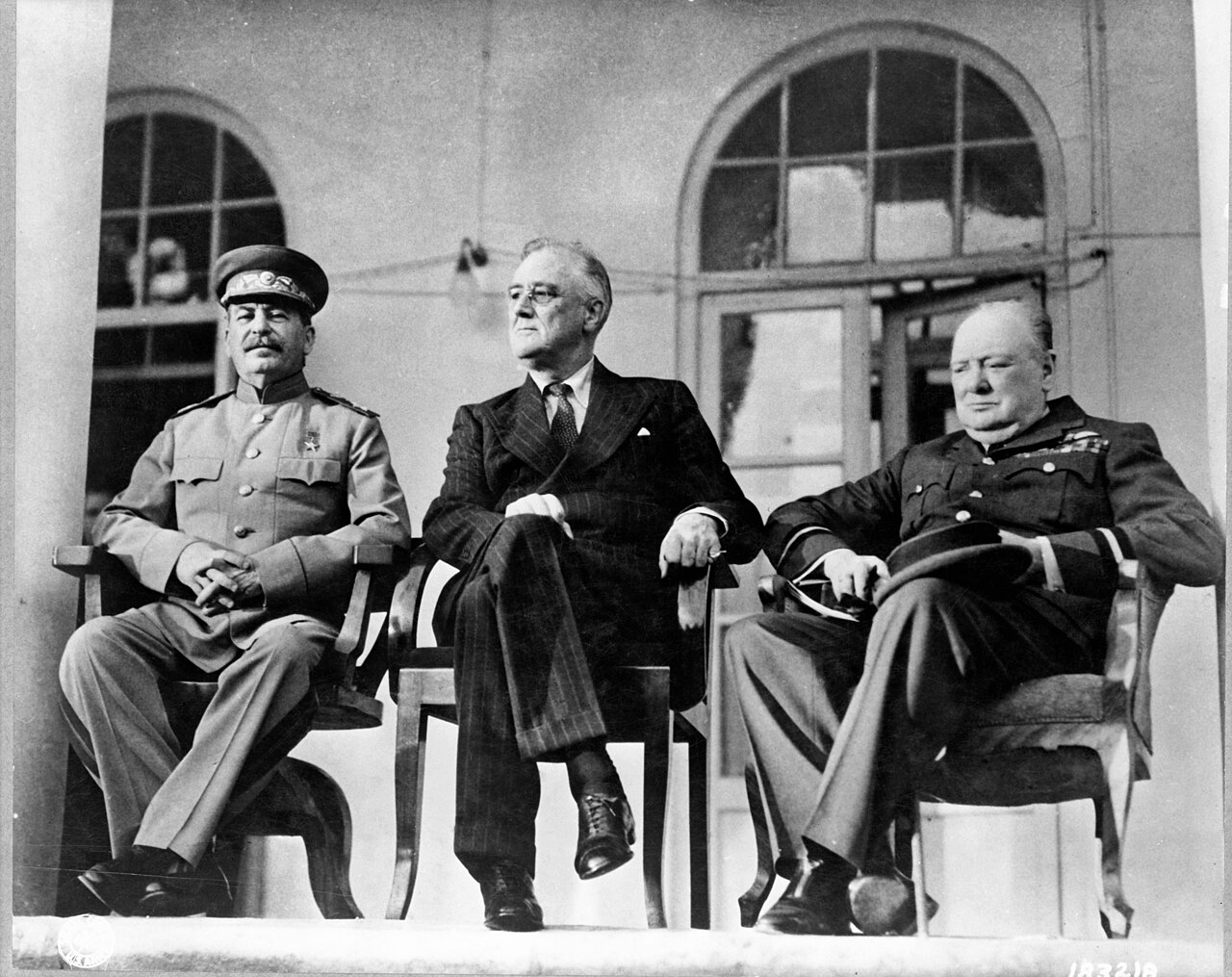 stalin with capitalist friends Image public domain